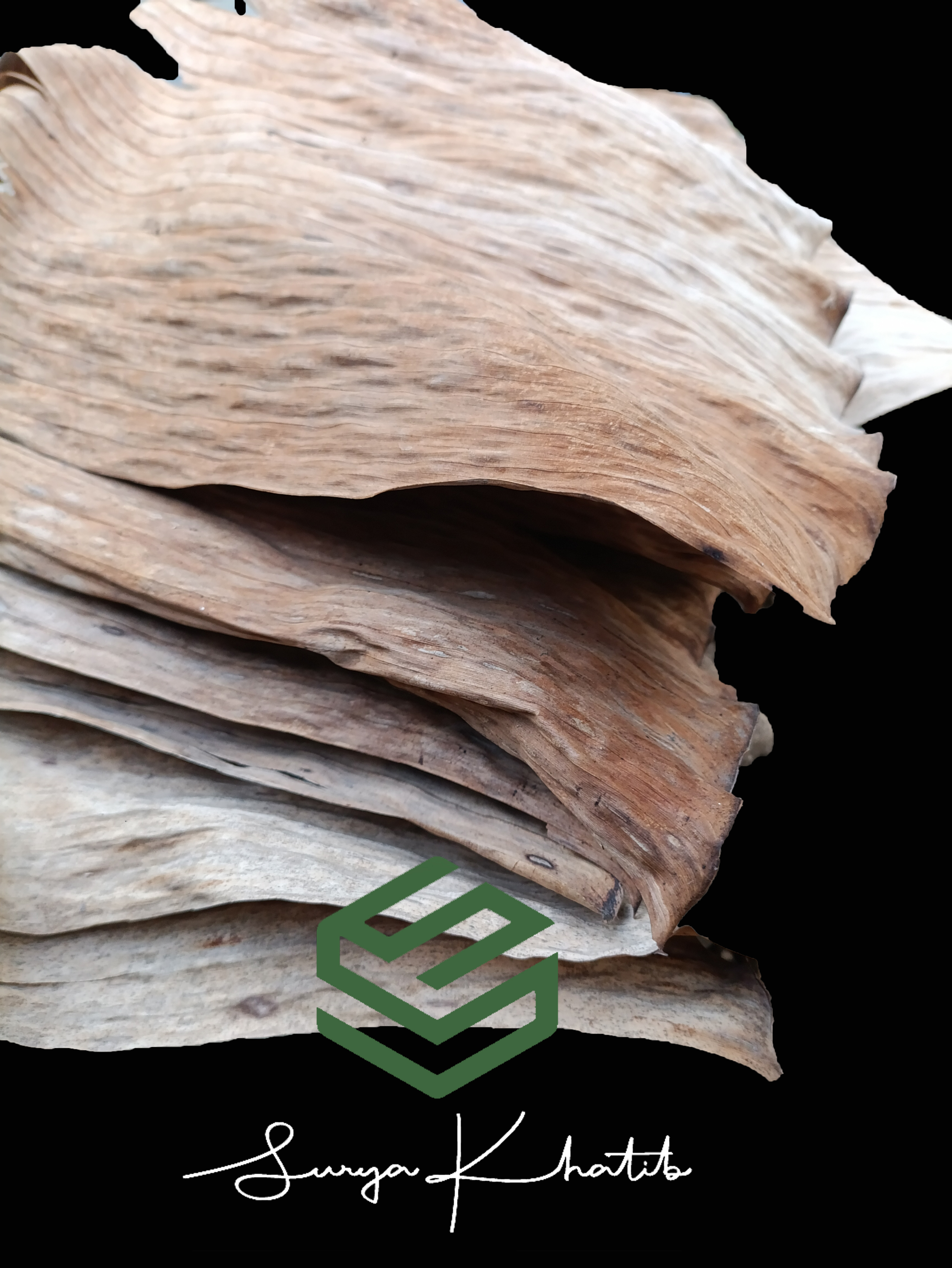 Dried Banana Leaves